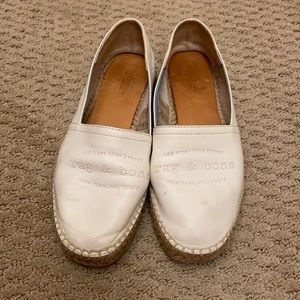 White leather upper espadrilles - rag & bone